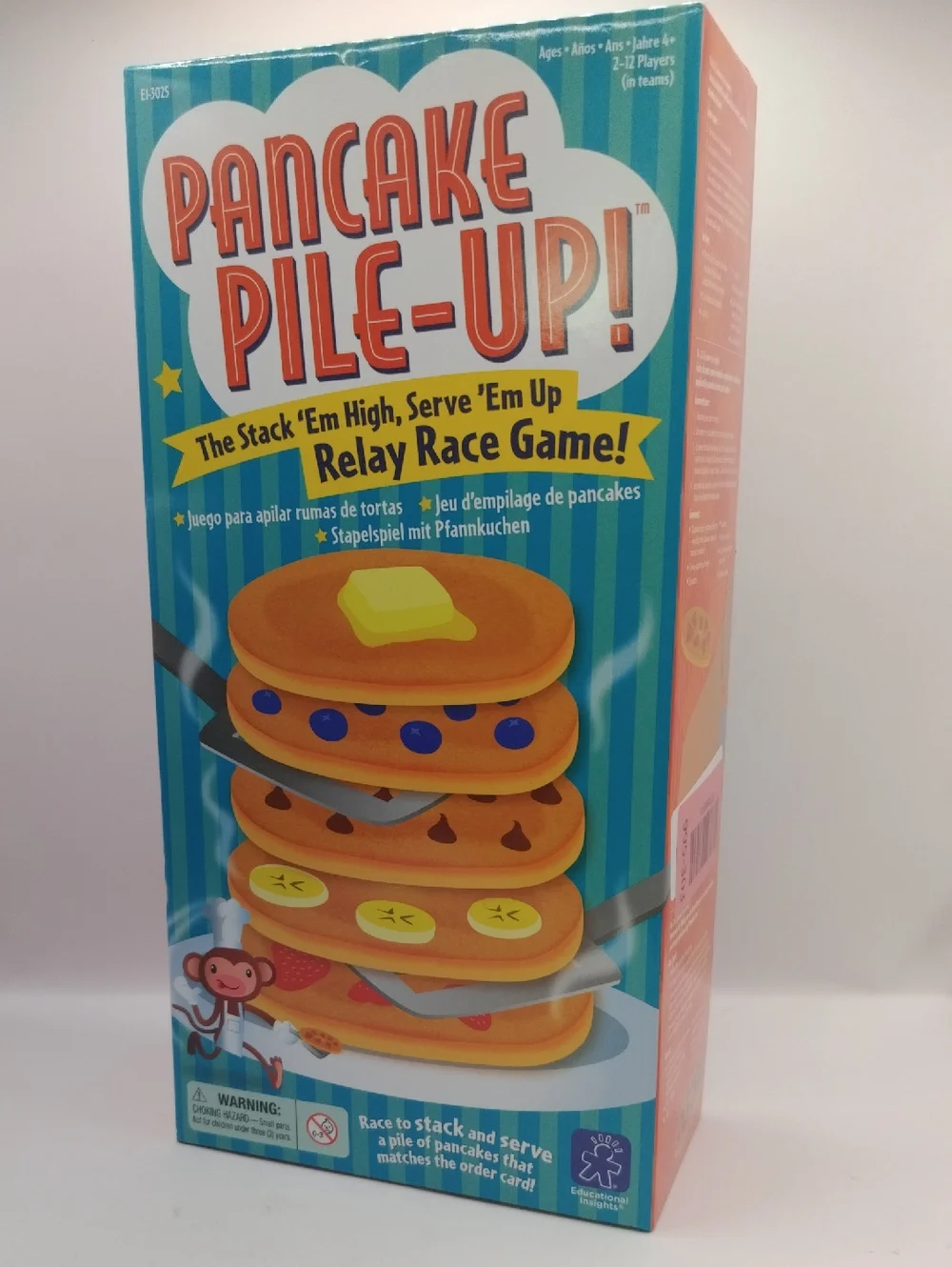 Pancake Pile Up Relay Race by Educational Insights Preschool Game, 4+